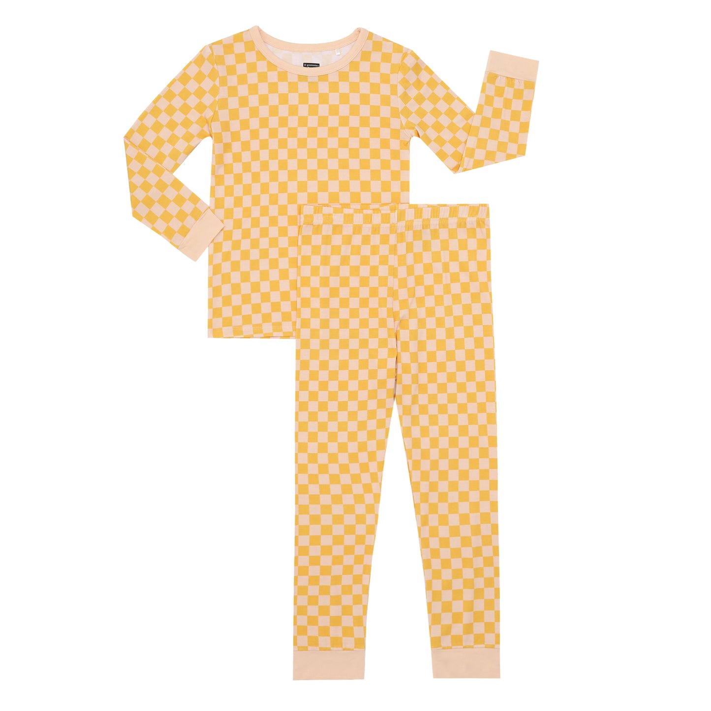 Sunny Check Long Jammies