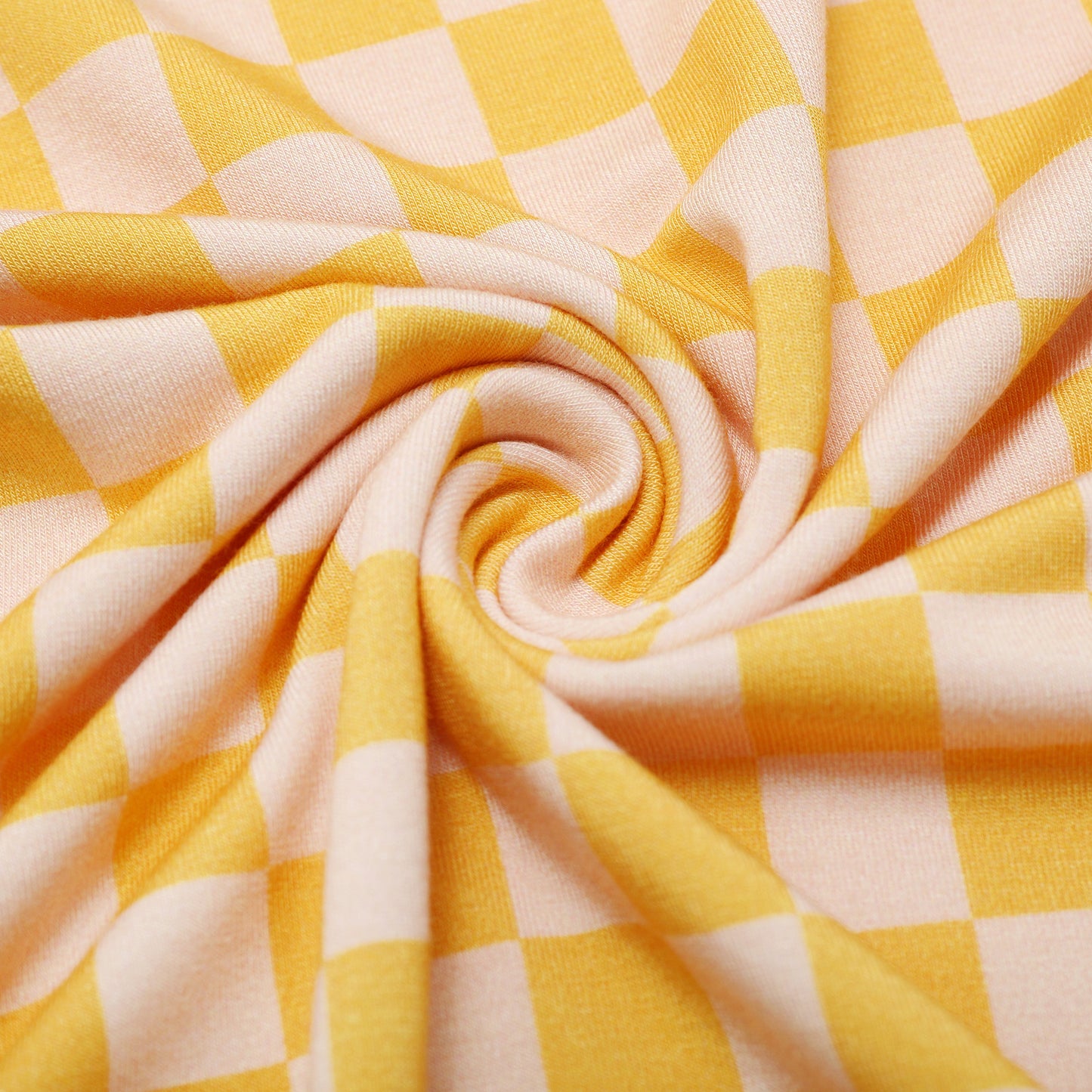 Sunny Check Long Jammies