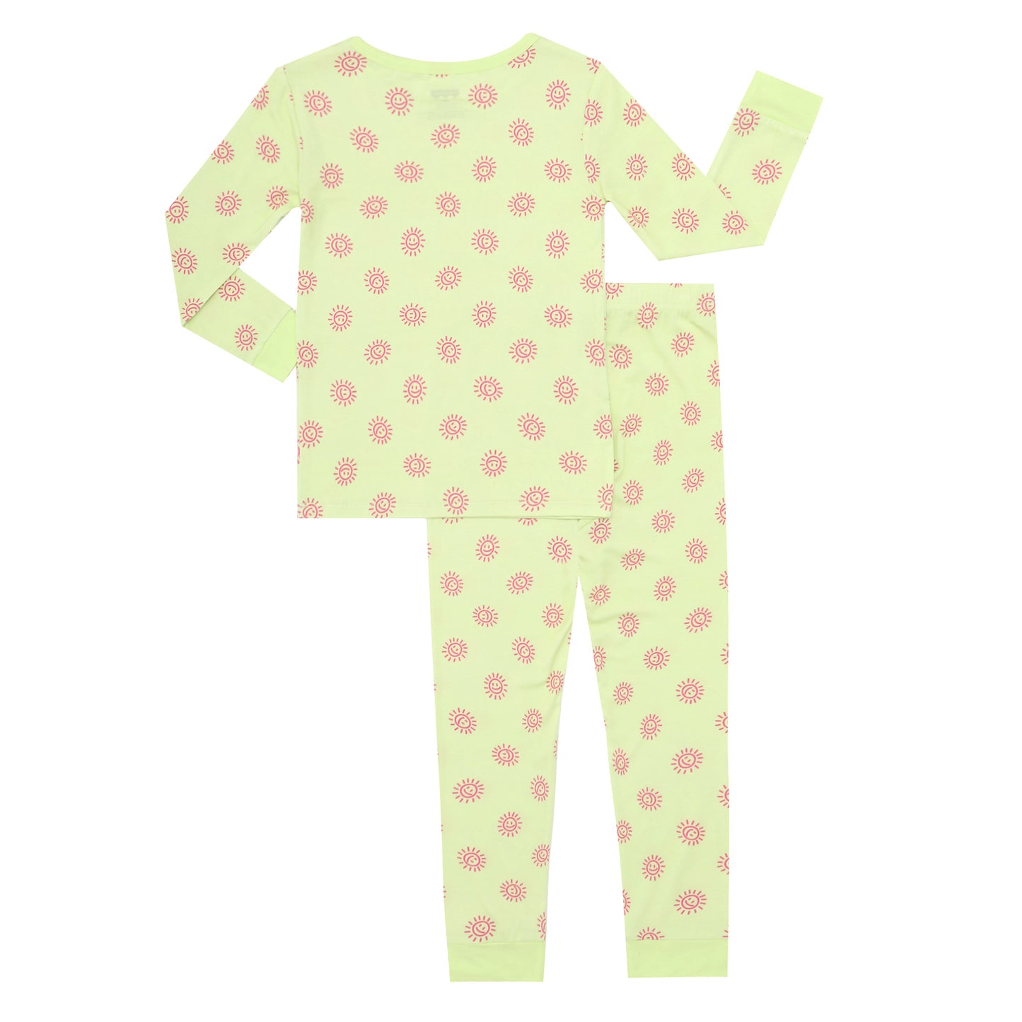All Smiles Yellow Long Jammies