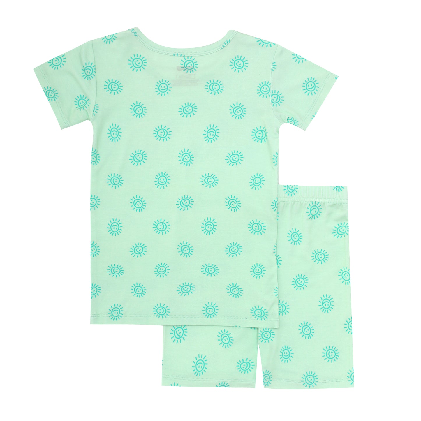 All Smiles Green Shorts Jammies
