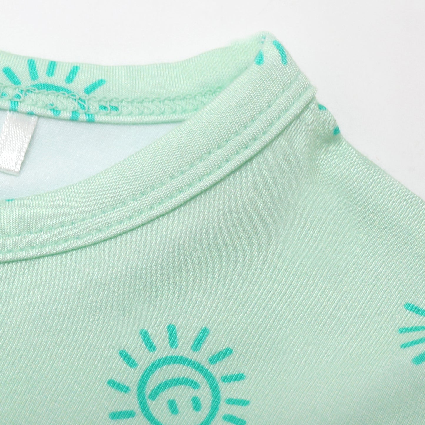 All Smiles Green Shorts Jammies