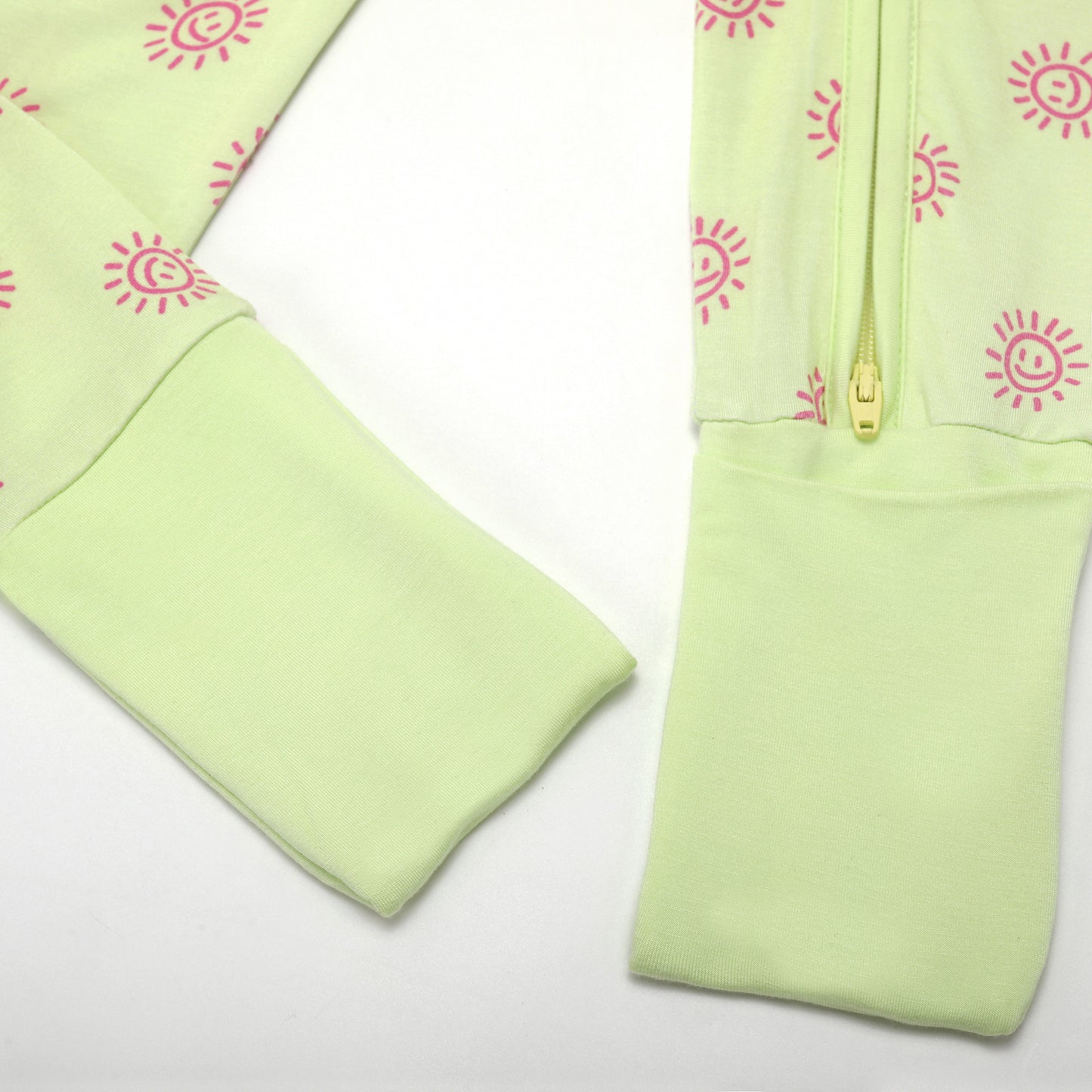 All Smiles Yellow Long Zip Zip