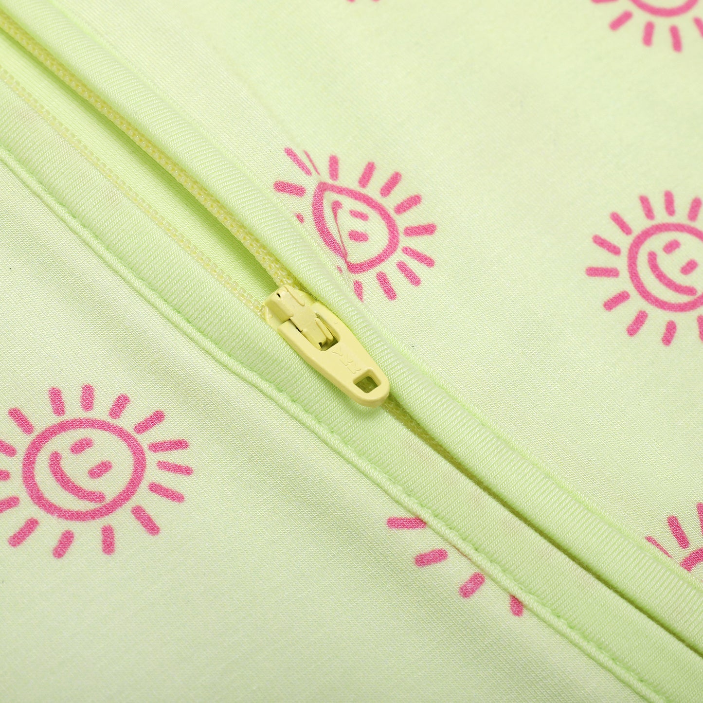 All Smiles Yellow Long Zip Zip