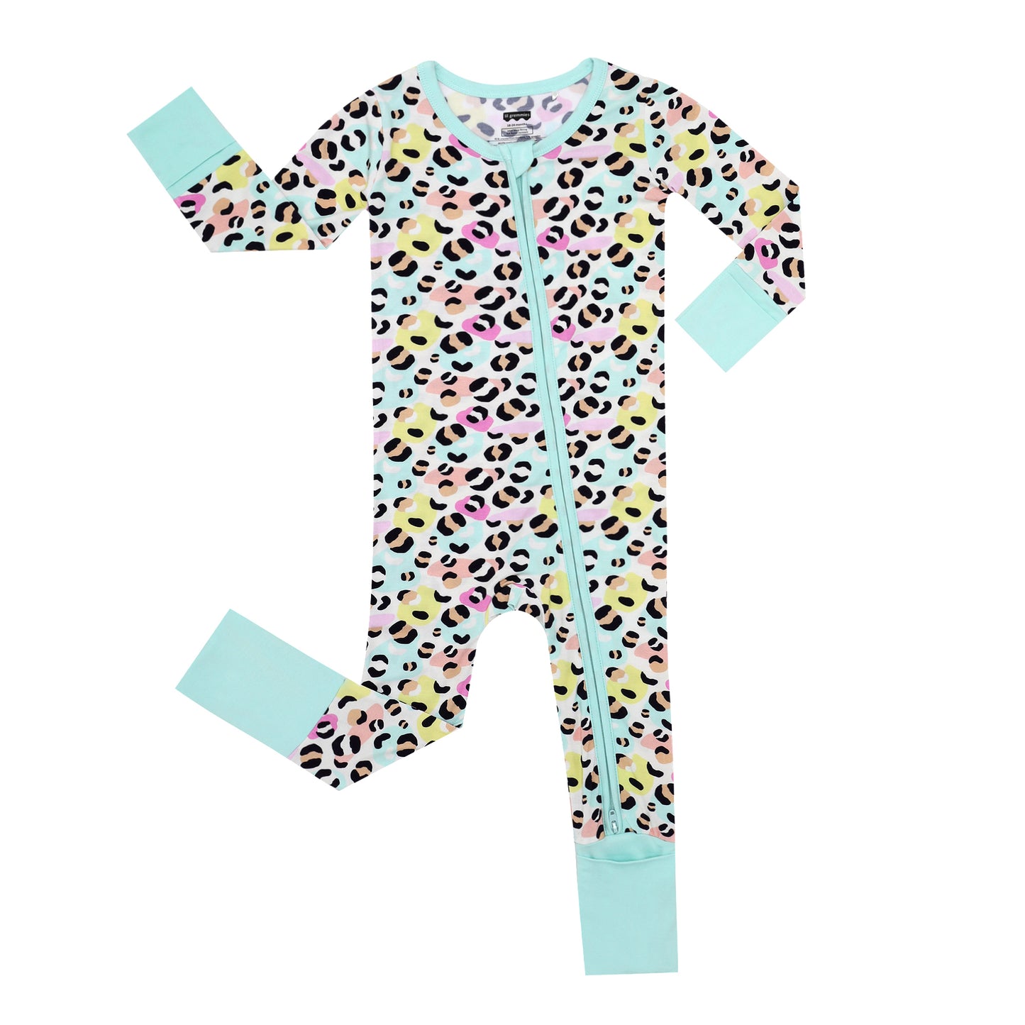 Rainbow Leopard Long Zip Zip