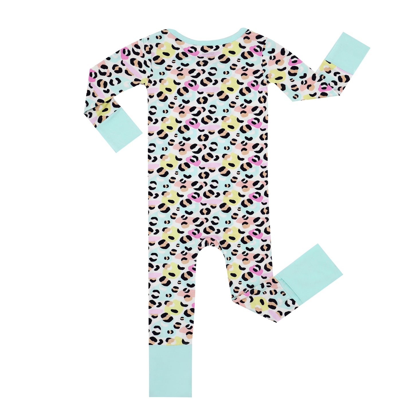 Rainbow Leopard Long Zip Zip