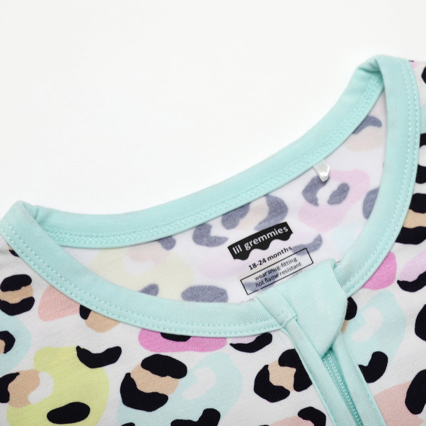 Rainbow Leopard Long Zip Zip