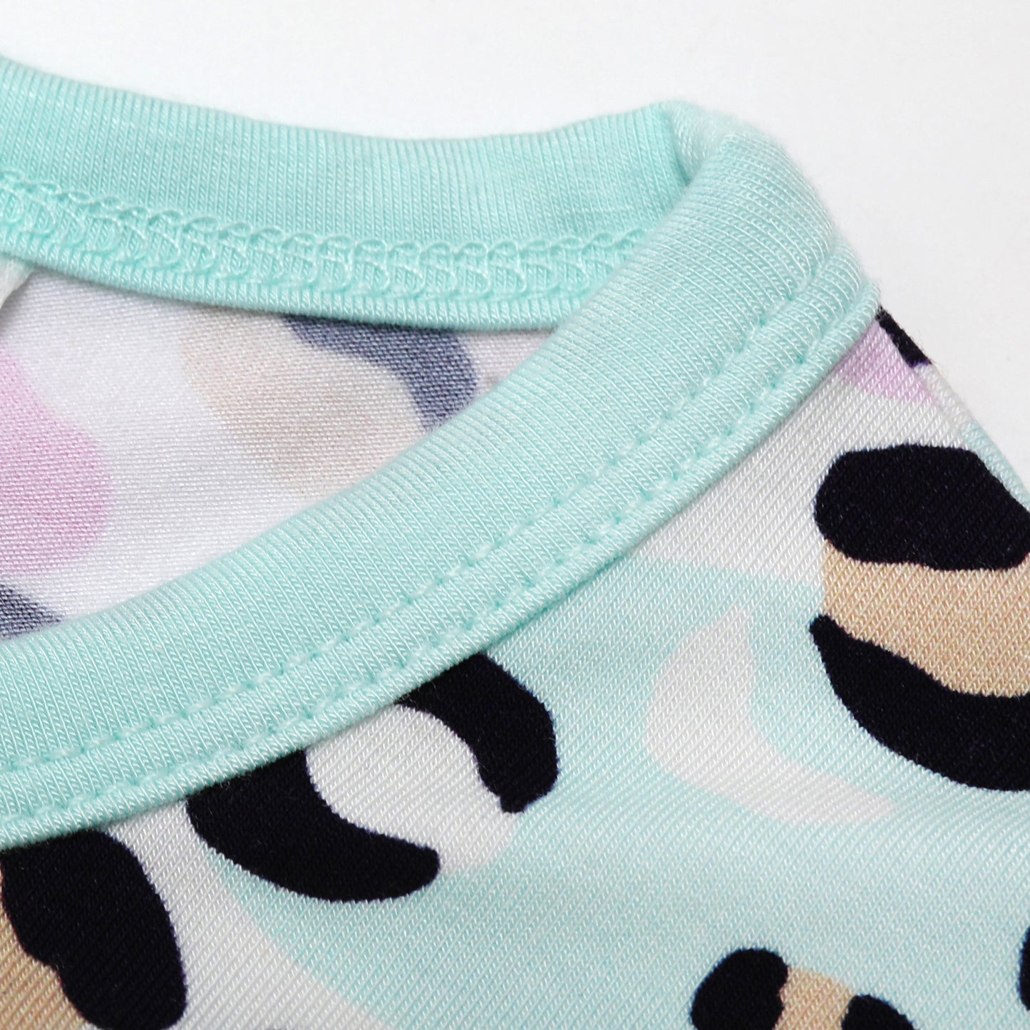 Rainbow Leopard Long Zip Zip