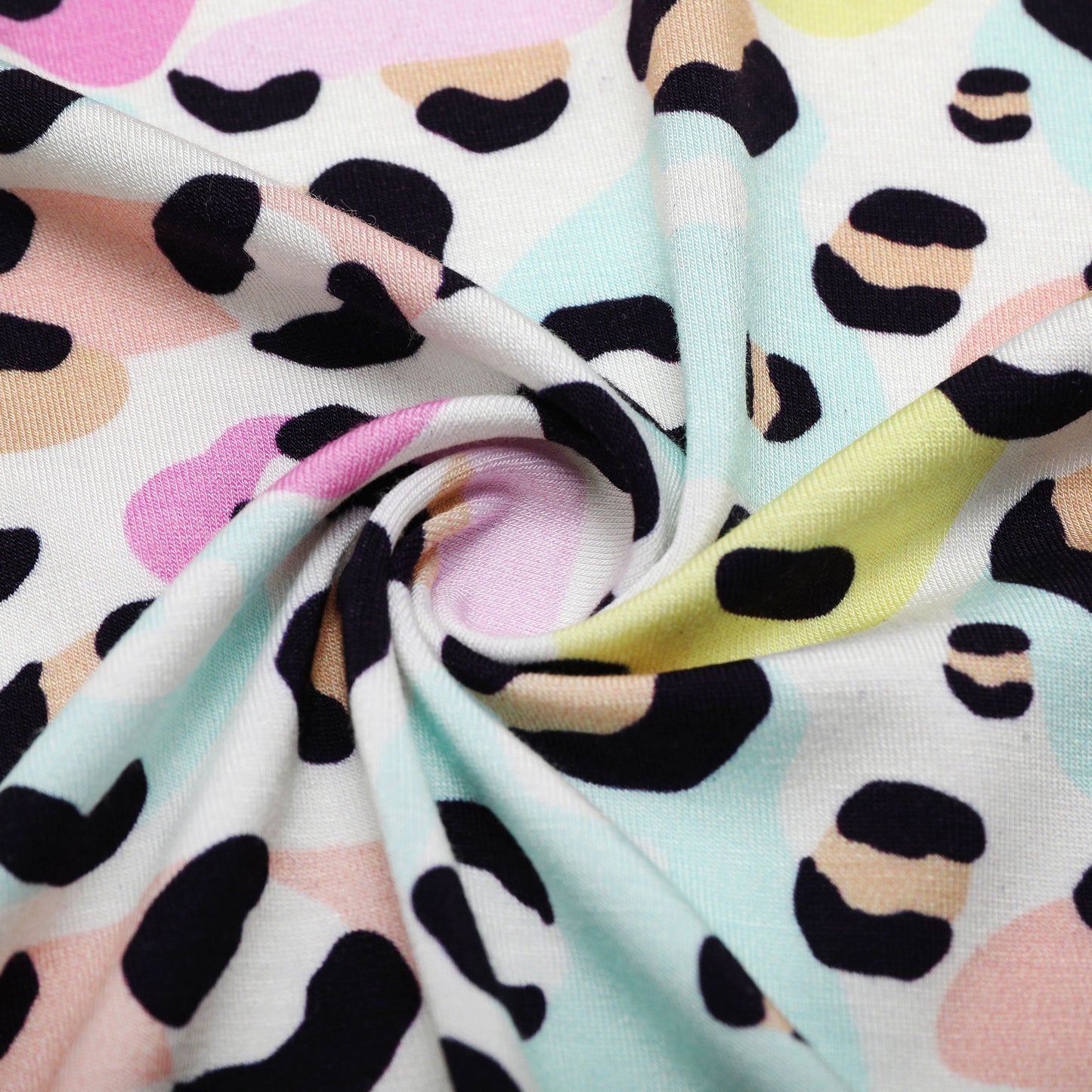 Rainbow Leopard Long Zip Zip
