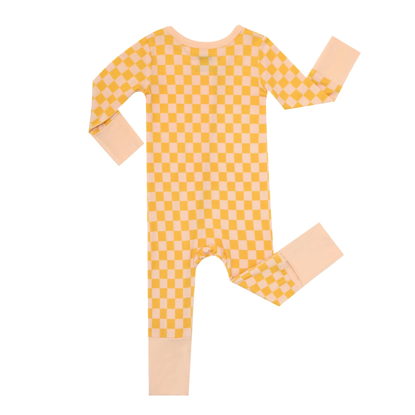 Sunny Check Long Zip Zip