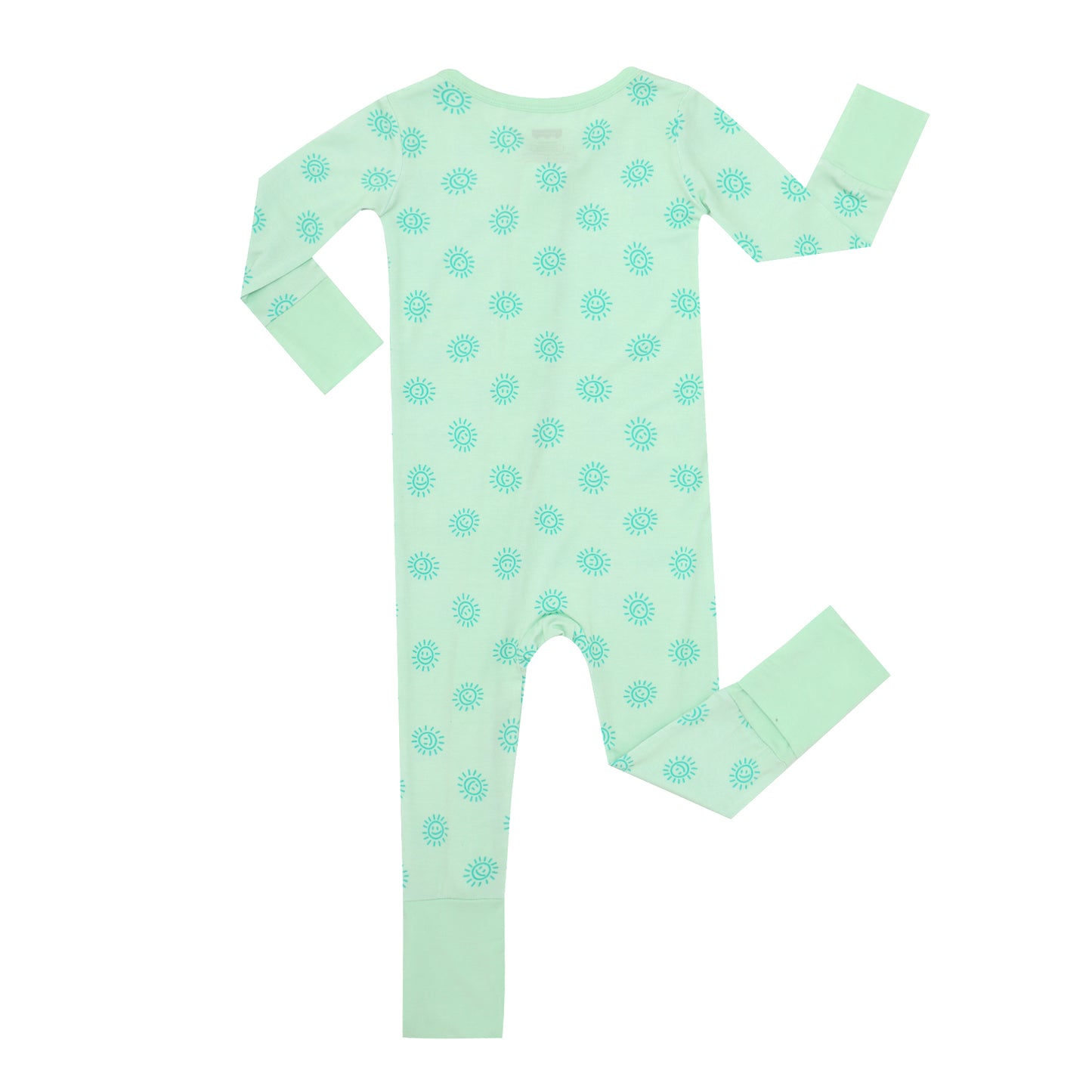 All Smiles Green Long Zip Zip