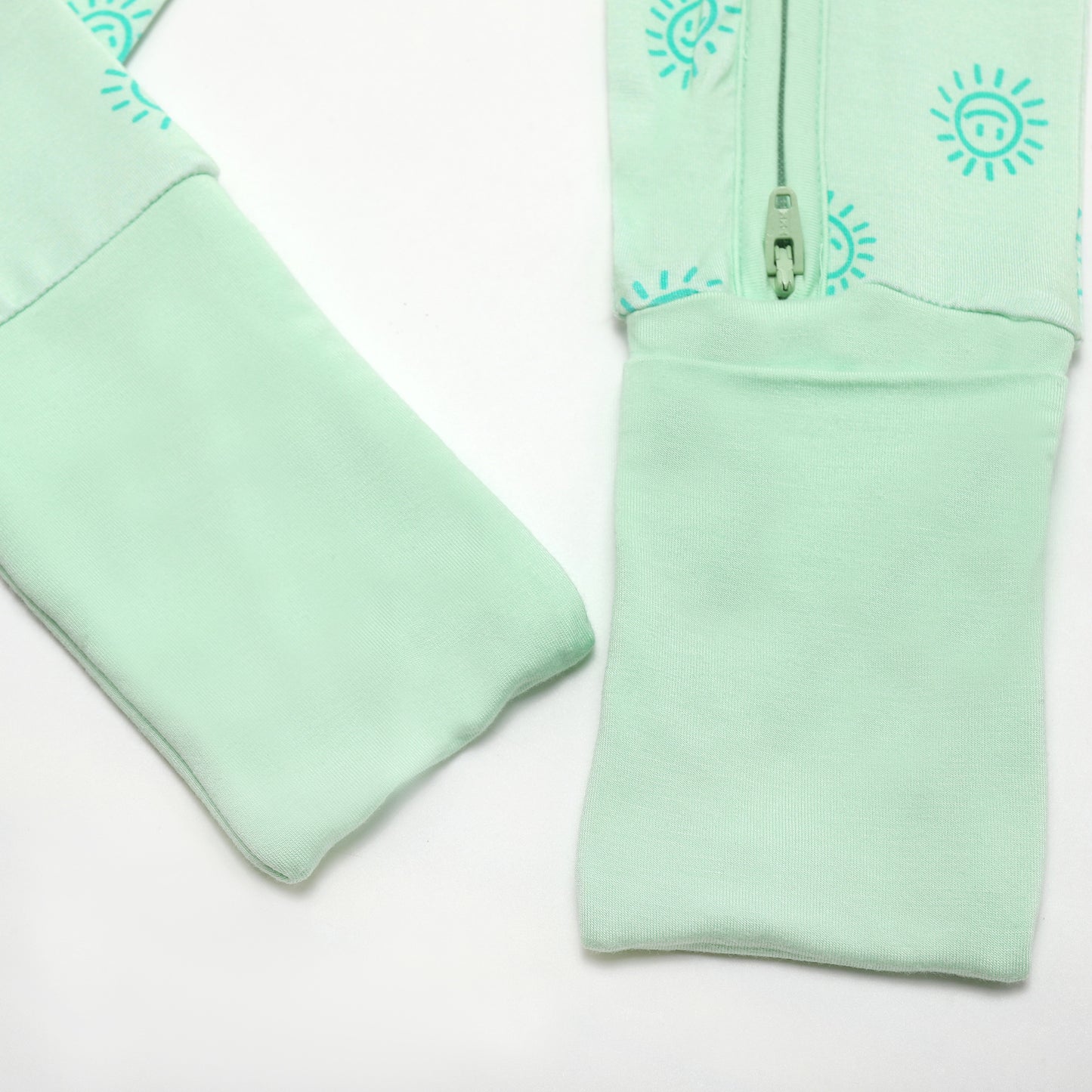 All Smiles Green Long Zip Zip