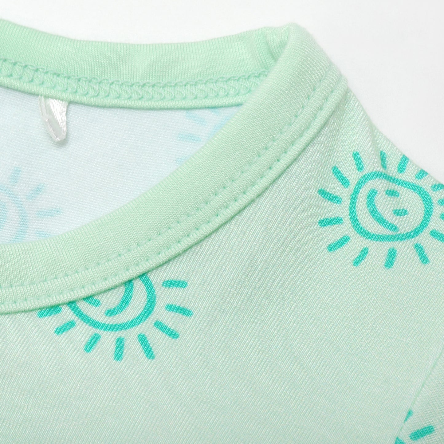 All Smiles Green Long Zip Zip
