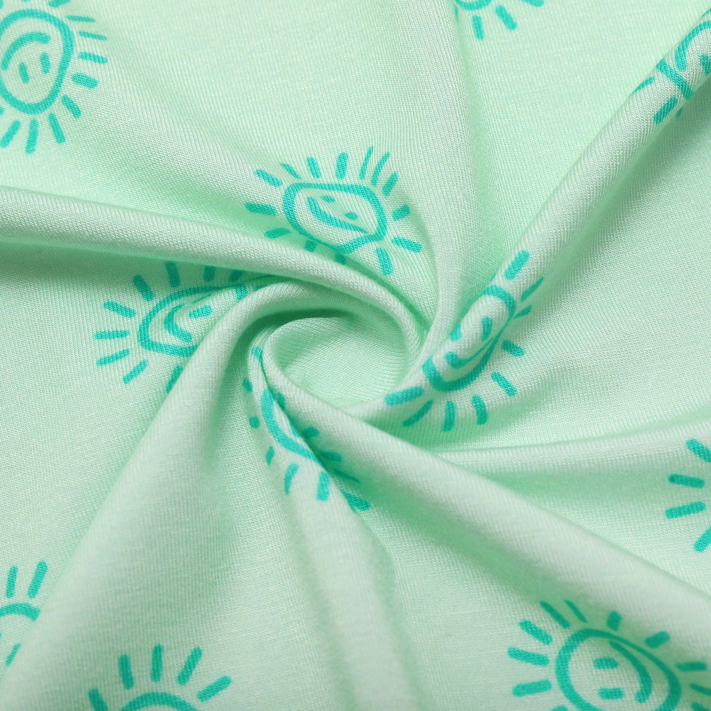 All Smiles Green Long Zip Zip