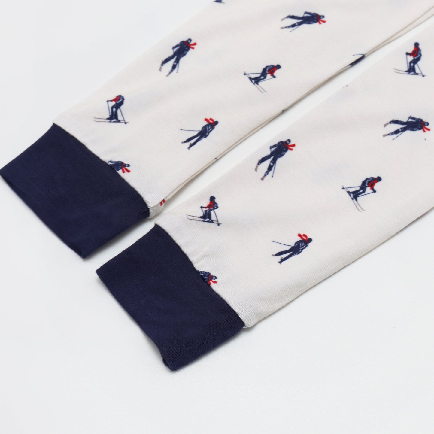 Downhill Skiiers Long Jammies