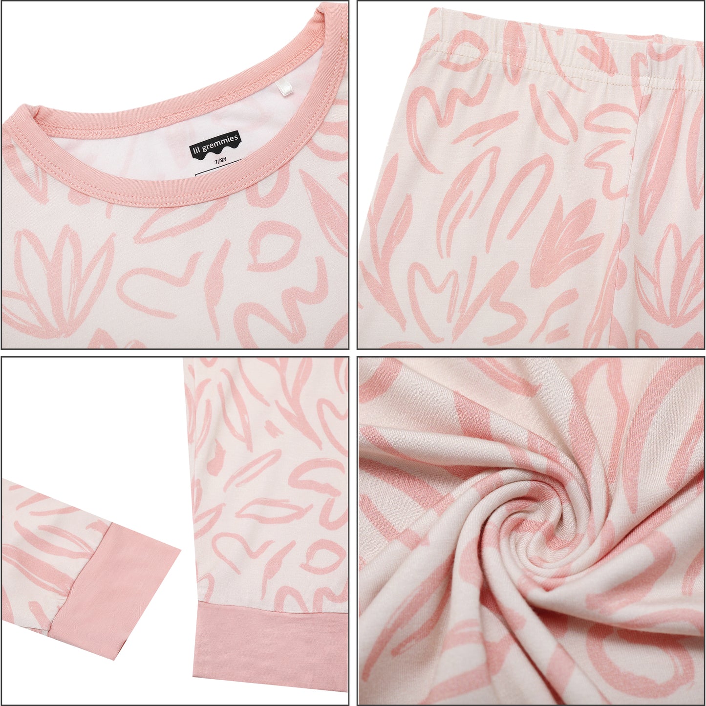 Blush Lily Long Jammies