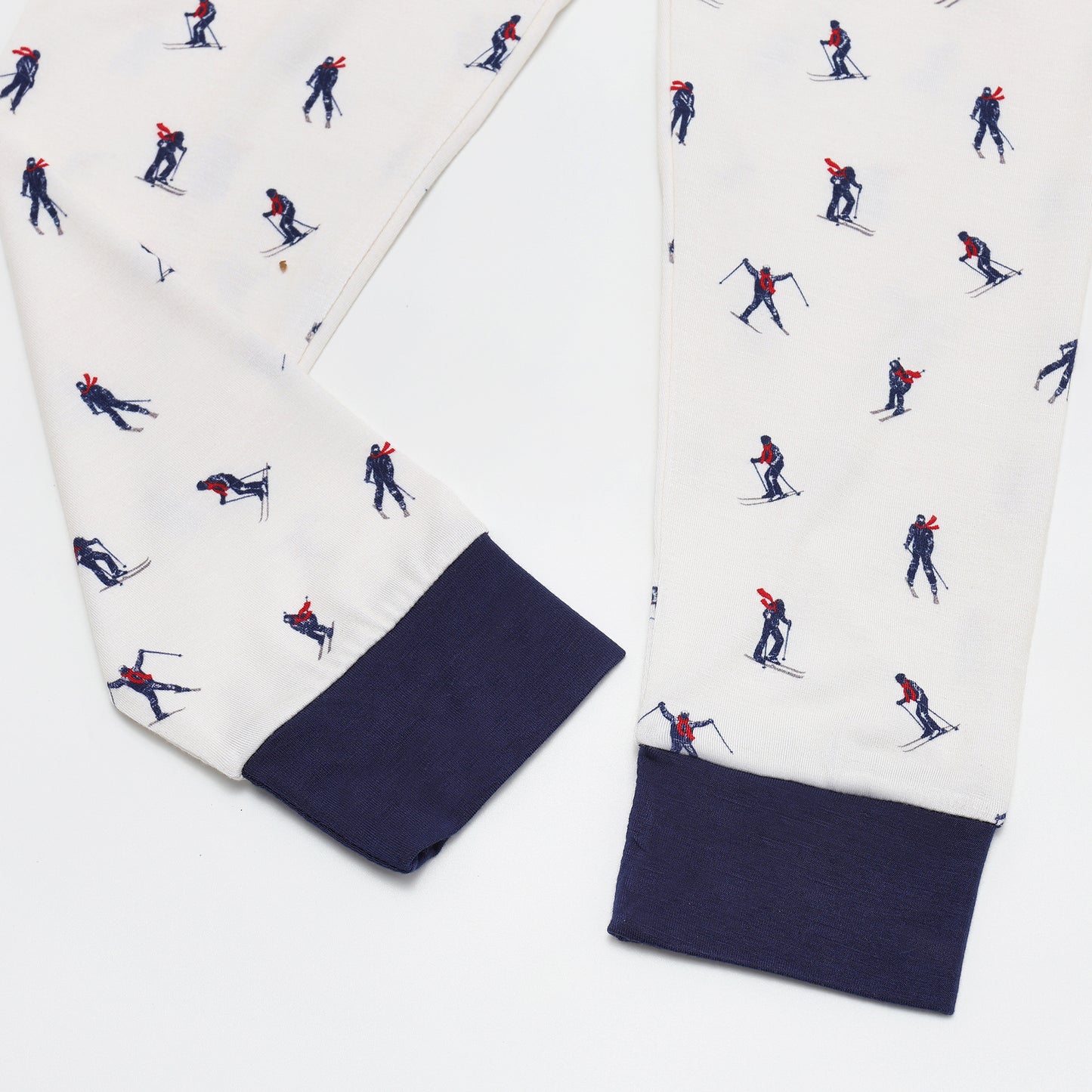 Downhill Skiiers Long Jammies