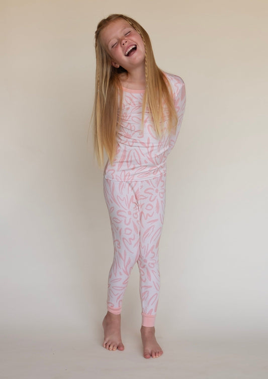 Blush Lily Long Jammies