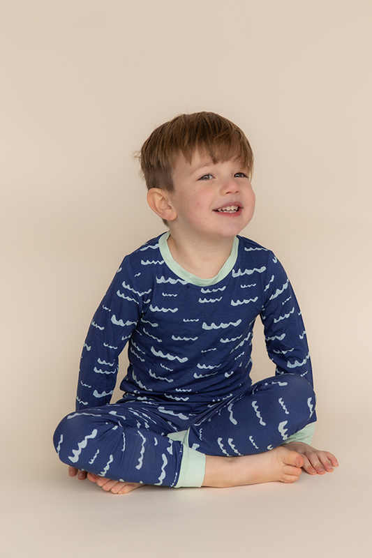 Wiggly Waves Long Jammies